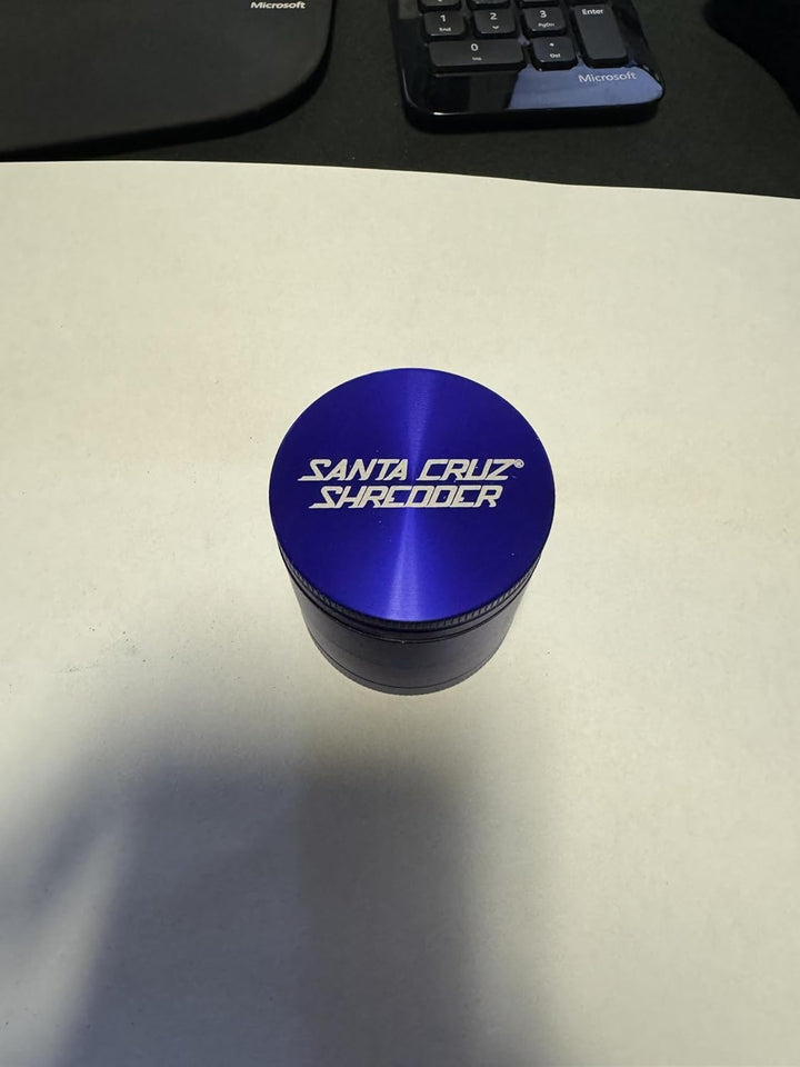 Santa Cruz Aktenvernichter Mahlwerk mit Cali Crusher Pollen Press Medium blau, Medium Blau