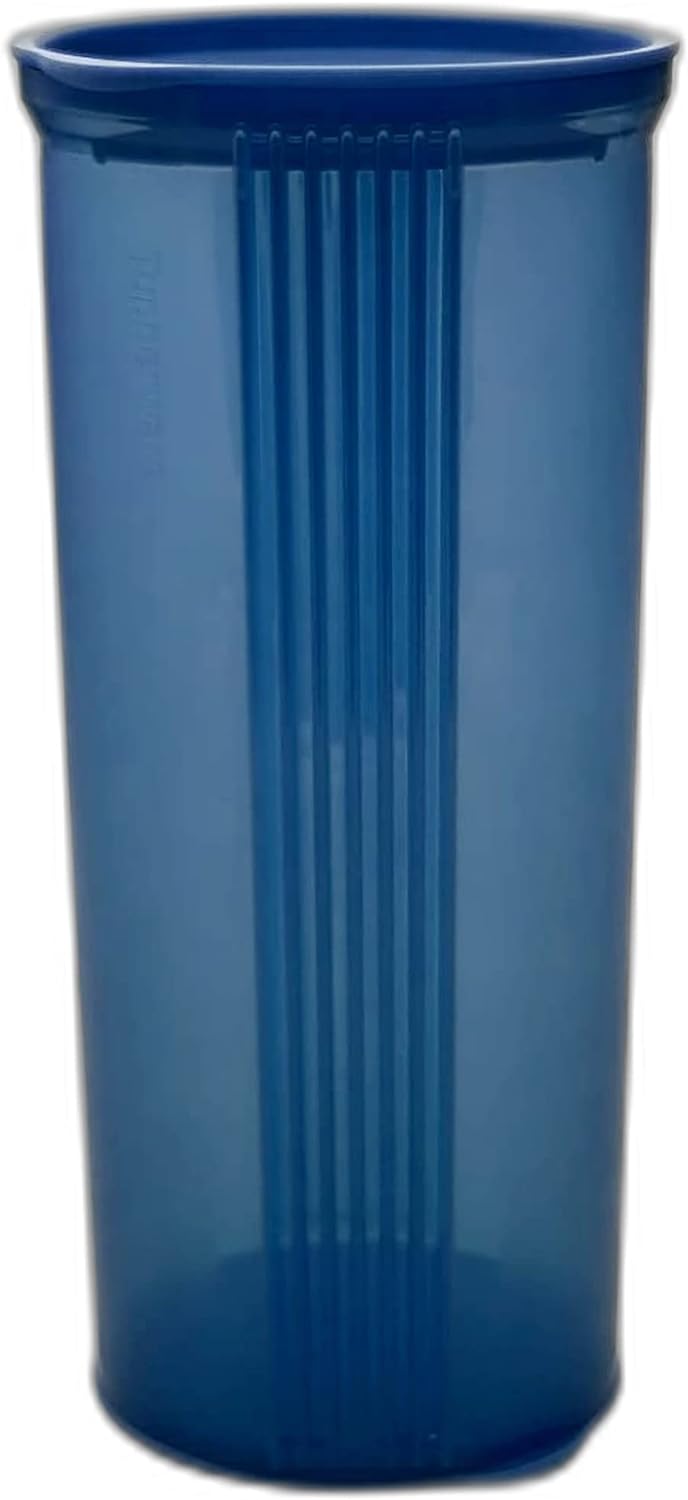 Tupperware Junge Welle Pasta-Center 1,6 L dunkelblau blau Spaghetti Dose Nudeln Behälter