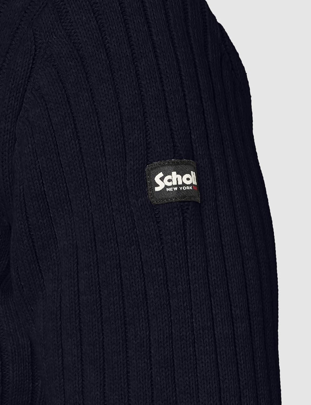 Schott NYC Herren Pullover S Navy, S Navy