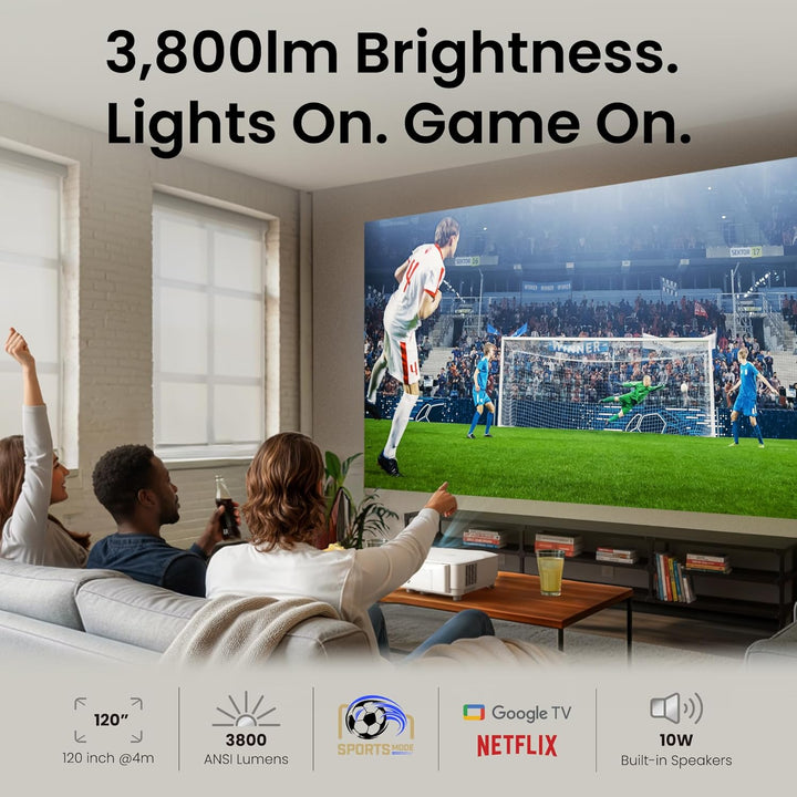 BenQ TH575i 1080p Heimkino Beamer, 3.800 Lumen, mit lizenziertem GoogleTV Dongle, 16.7ms Eingabeverz