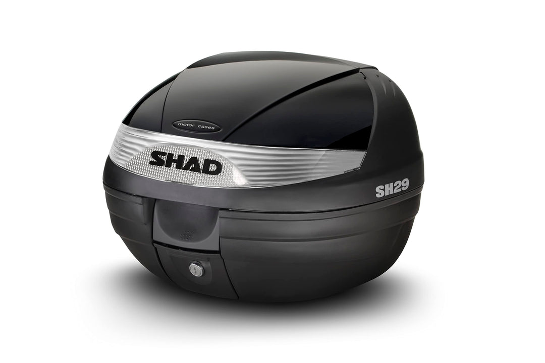 SHAD D1B29E21 Topcase-Zubehör, Schwarz, m Black metal, Black metal