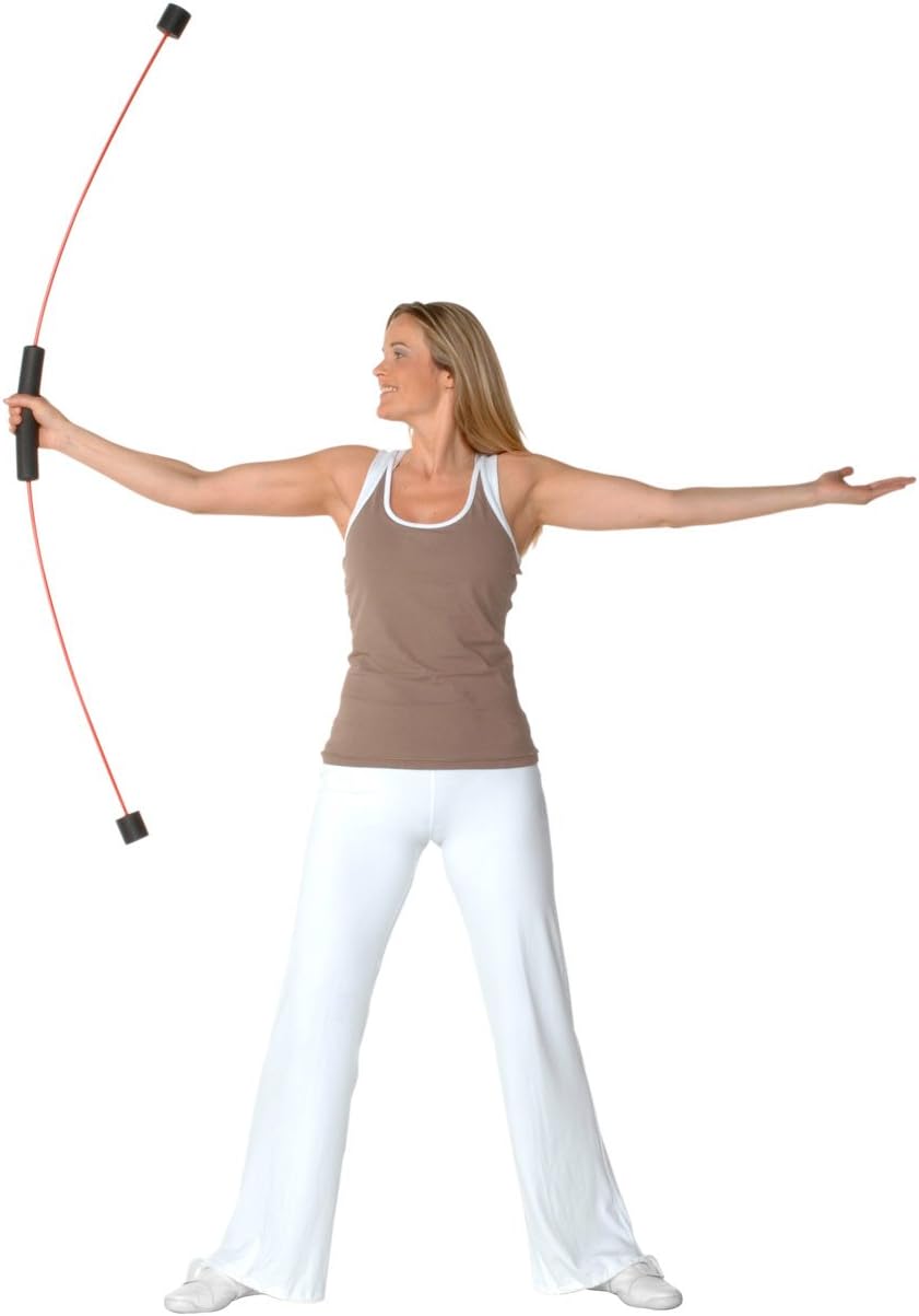 FLEXI-BAR® Standard, hochbelastbarer Schwingstab von Flexi-Sports mit Einführungs-DVD und Trainingsp