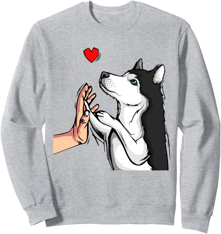 Husky Liebe Hunde Frauchen Herrchen Sweatshirt