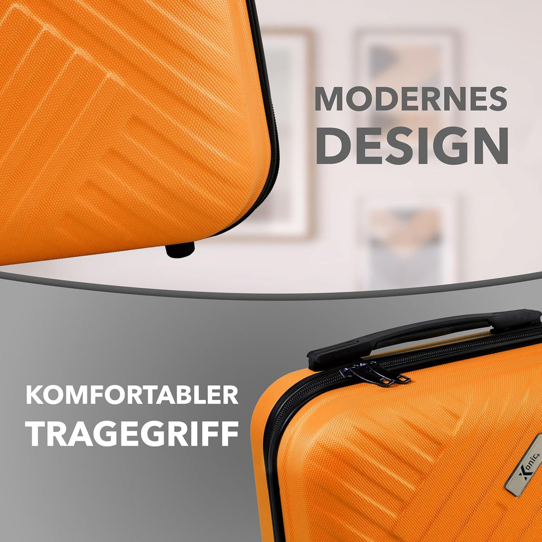 Xonic® Design Kosmetikkoffer aus ABS Hartschale – Robustes Beautycase als Handgepäck - Kosmetiktasch