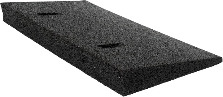 HASKYY Bordsteinrampe Gummi schwarz I Breite: 50 cm I Höhe: 70 mm I Rampe Gummikeil Rollstuhlrampe A