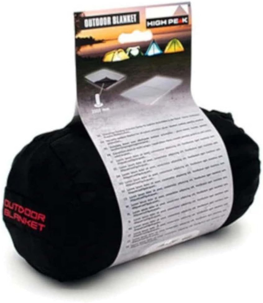 High Peak Outdoordecke grau/schwarz