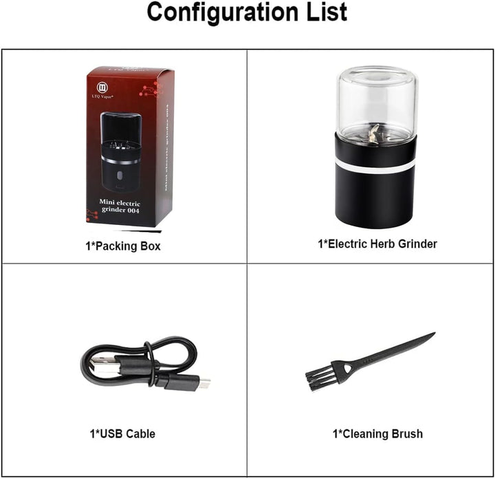 AiTURE Mini-Mühle, elektrisch, 400 mAh, mit 50-ml-Glas, einfach zu tragen (small), small