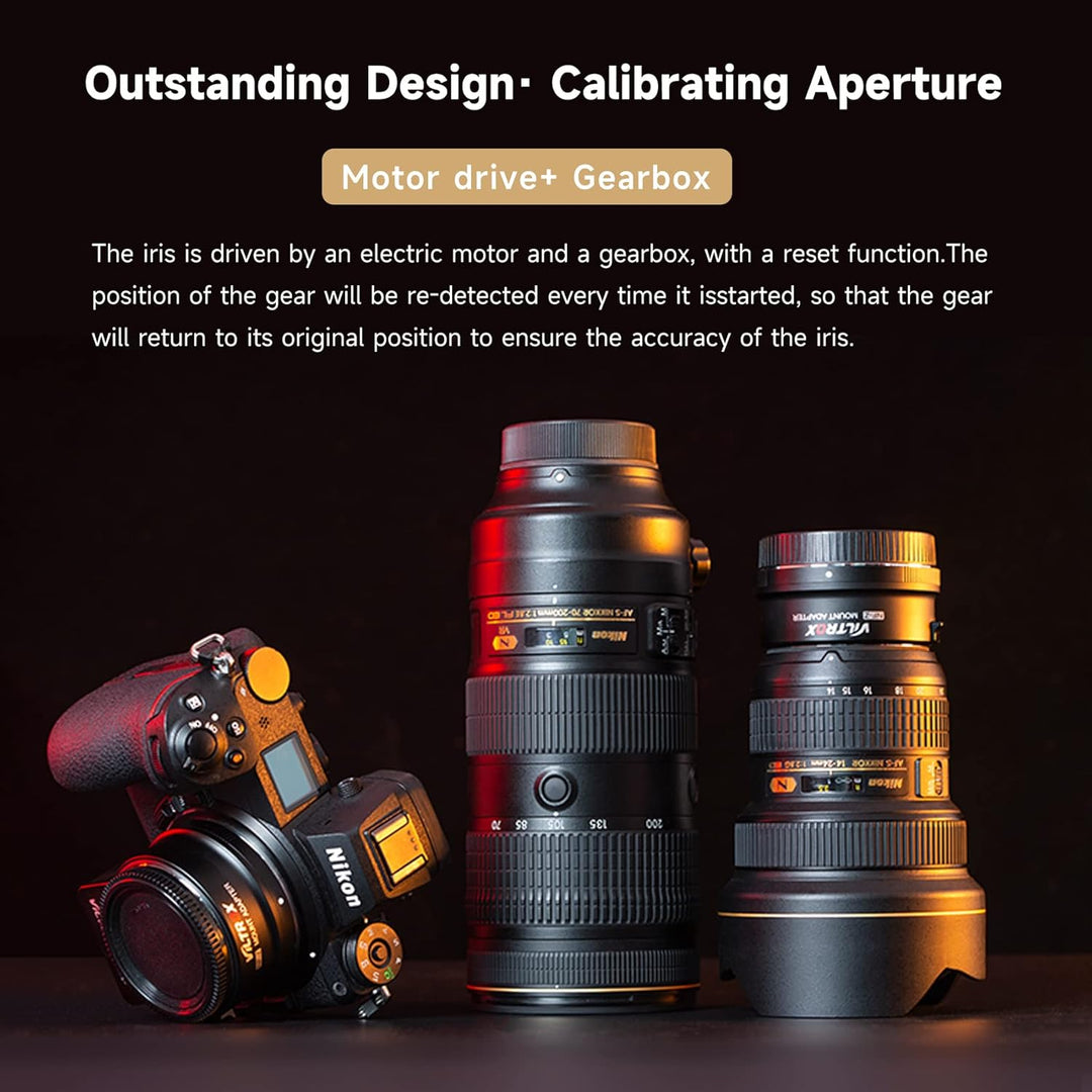 VILTROX NF-Z FTZ Objektivadapter Auto Focus Ring Mount Adapter Objektivkonverter Kompatibel für Niko