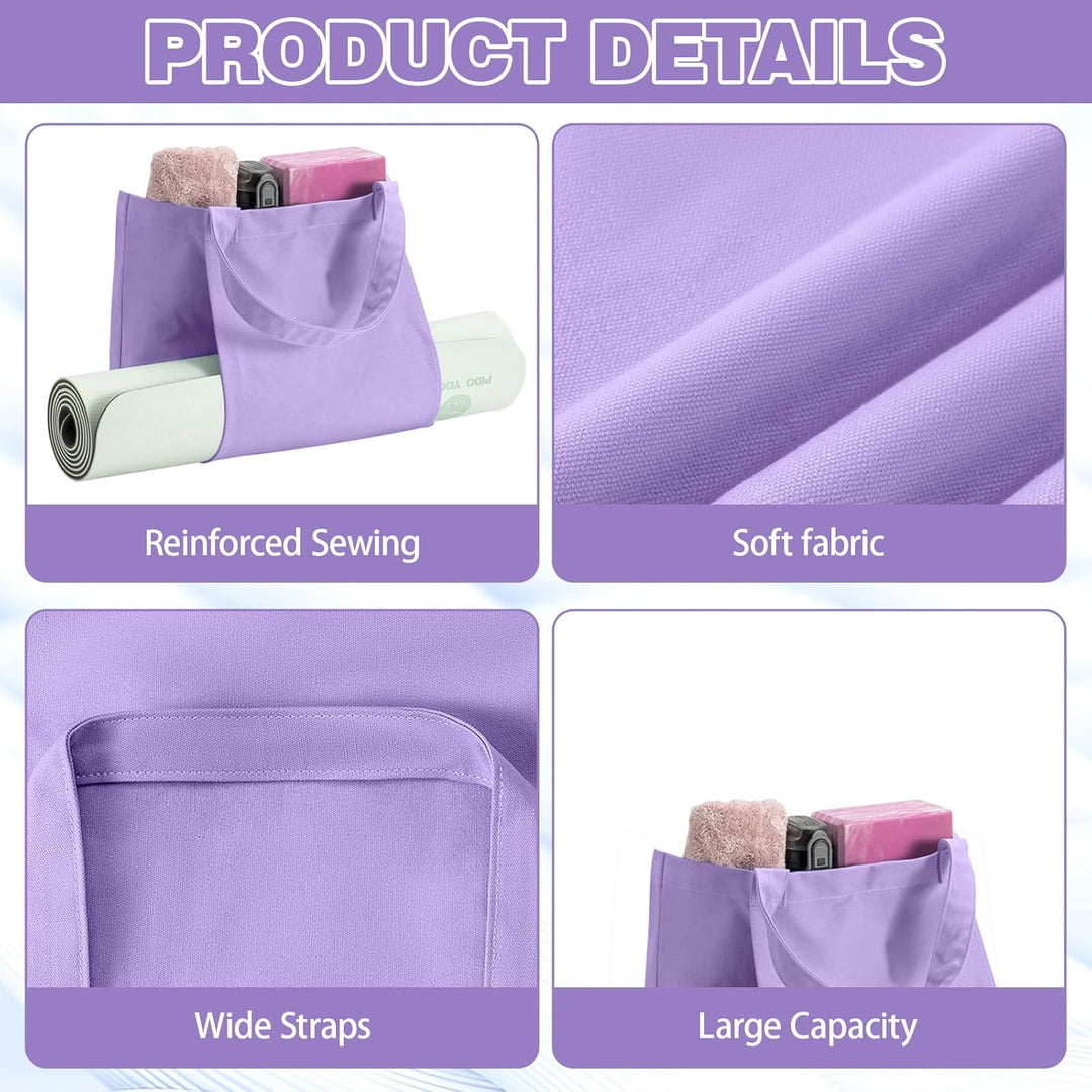 Yogatasche Damen Gross, wasserdichte Yoga Tasche mit Nassfach, Klettverschluss & Schnellzugriff für