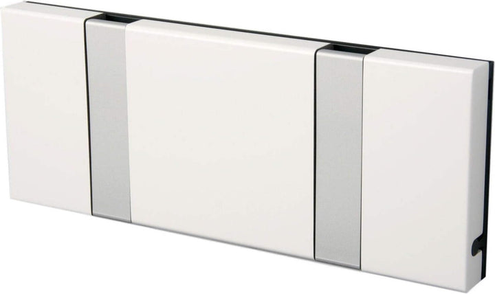 LoCa Garderobe Knax 2 weiss (Haken klappbar Alu) Garderoben-Leiste Kleiderhaken Flur modern Garderob