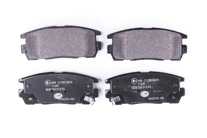 HELLA PAGID 8DB 355 012-951 Bremsbelagsatz - T1659 - Dicke/Stärke: 15.4mm - Bremssystem: Mando - mit