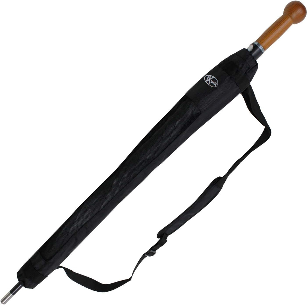 iX-brella Stützschirm Selbstverteidigungsschirm extrem stabil (schwarz), schwarz