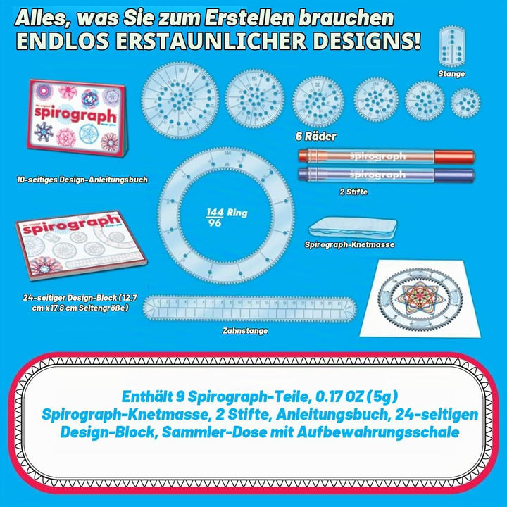 Kahootz Spirograph Design-Dose Set Modern, Modern