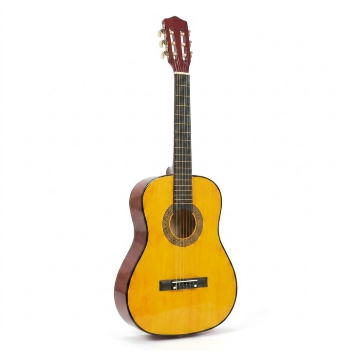 Music Alley Klassische 34-Zoll Junior-akustikgitarre für Kinder natur, natur