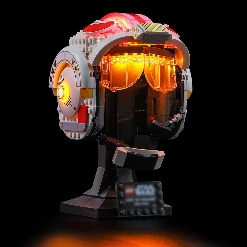 BRIKSMAX Led Licht für Lego Luke Skywalker(Rot Fünf) 75327 - Compatible with Lego Star Wars Baustein