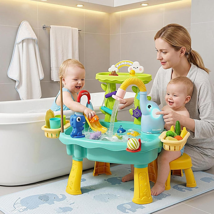Wasserspieltisch - Mit Angelspiel - Sand- Und Wassertisch Für Kinder - Für Sommer, Park, Camping, Te
