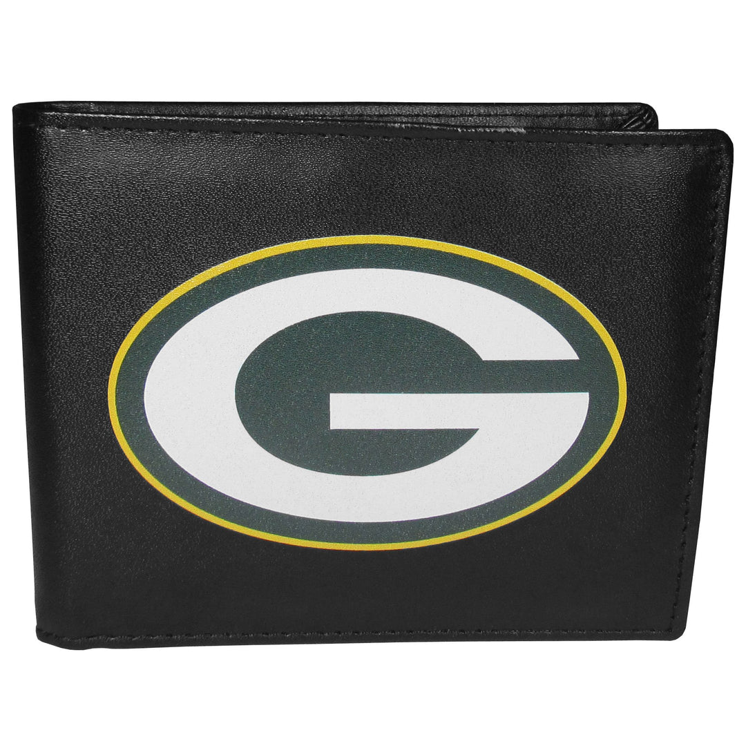 Siskiyou Sports Bi-fold Wallet Large Logo Green Bay Packers Einheitsgrösse Schwarz, Green Bay Packer