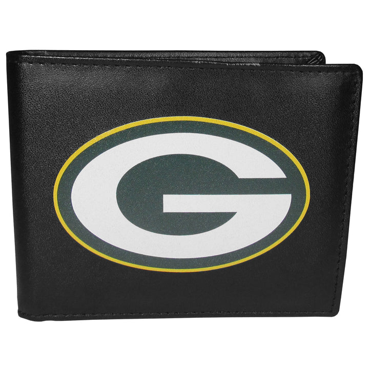 Siskiyou Sports Bi-fold Wallet Large Logo Green Bay Packers Einheitsgrösse Schwarz, Green Bay Packer