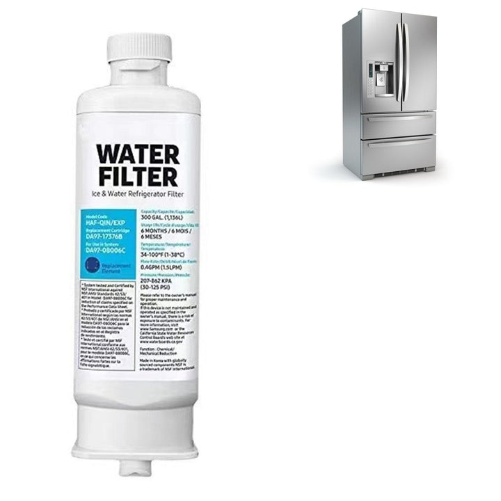 Kühlschrank-Wasserfilter, DA97 17376B, Auslaufsicher, Premium-Filtration, Kühlschrank-Wasserfilter,