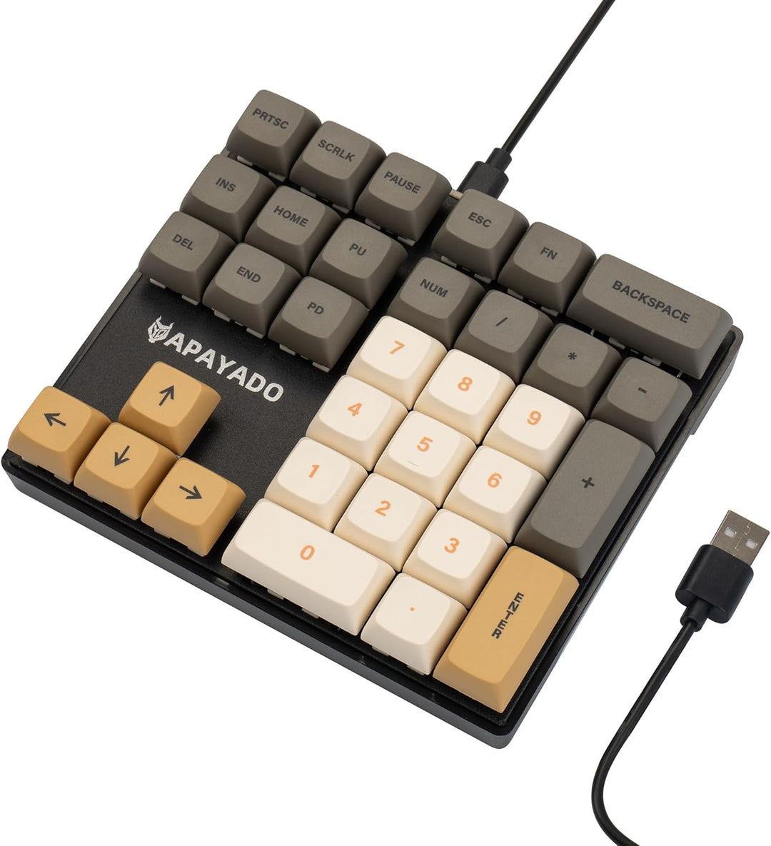 Sikai Mechanisches Numpad - Roter Schalter(Red Switch) - USB A Kabelgebunden - 33 Tasten RGB Keypad
