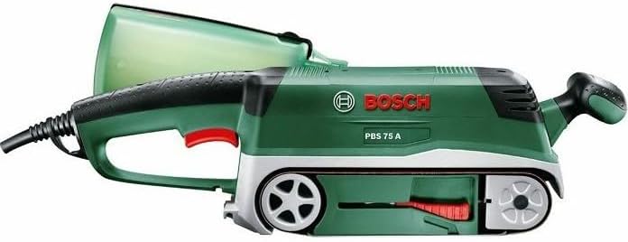 Bosch Bandschleifer PBS 75 A, 1 Schleifband K 80 (710 W, Schleiffläche 76 x 165 mm, Bandabmessung 75