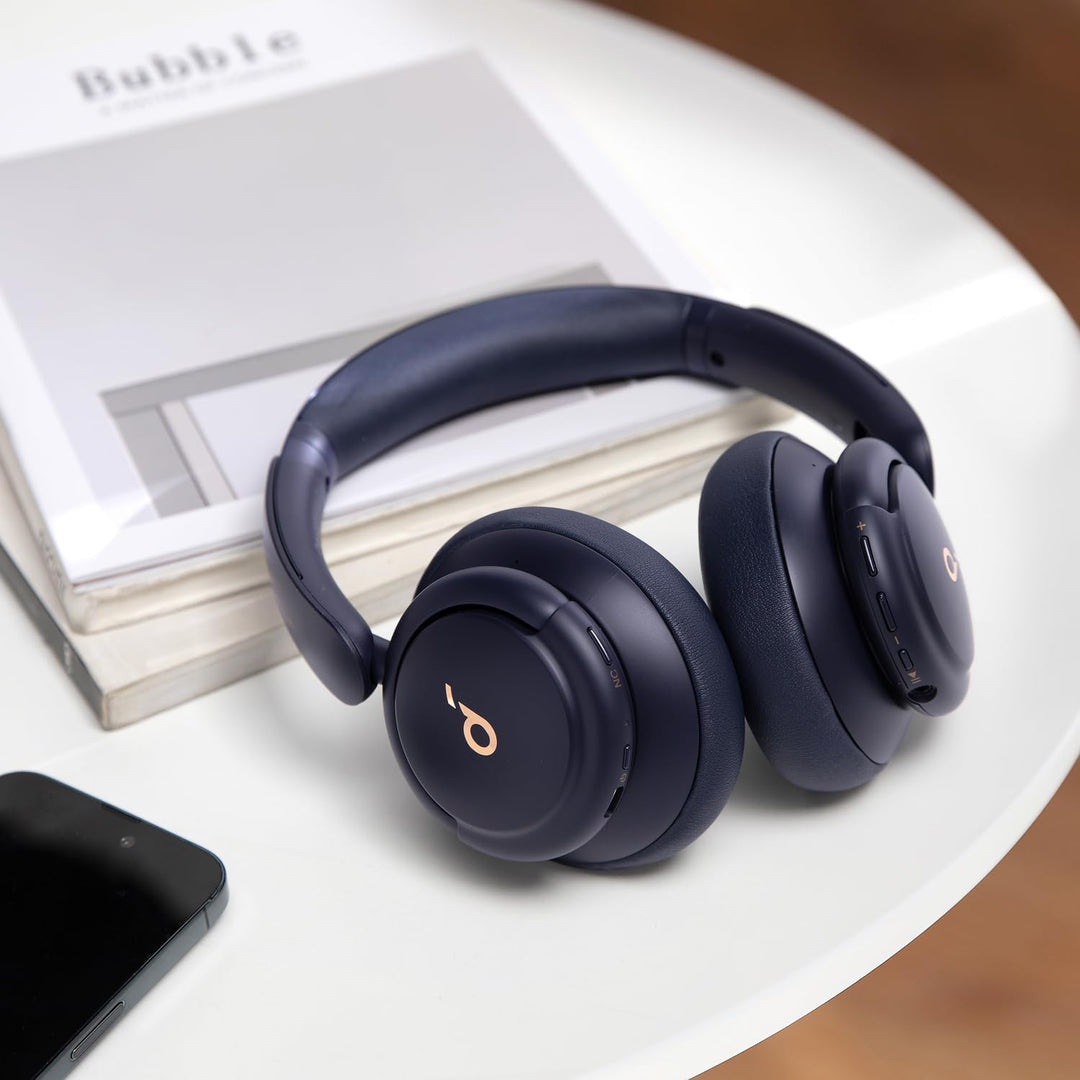 soundcore by Anker Q30 Bluetooth Kopfhörer, Hybrid Active Geräuschisolierung, Individuelle Modi, Hi-