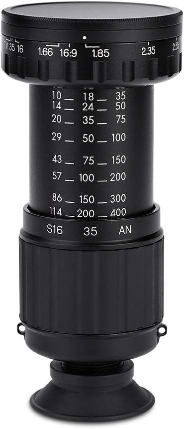 Qii lu Sucher VD-11X HD Directors Viewfinder, 16: 9 37mm Pro Sucherlupe Szene Zuschauer Micro Direct