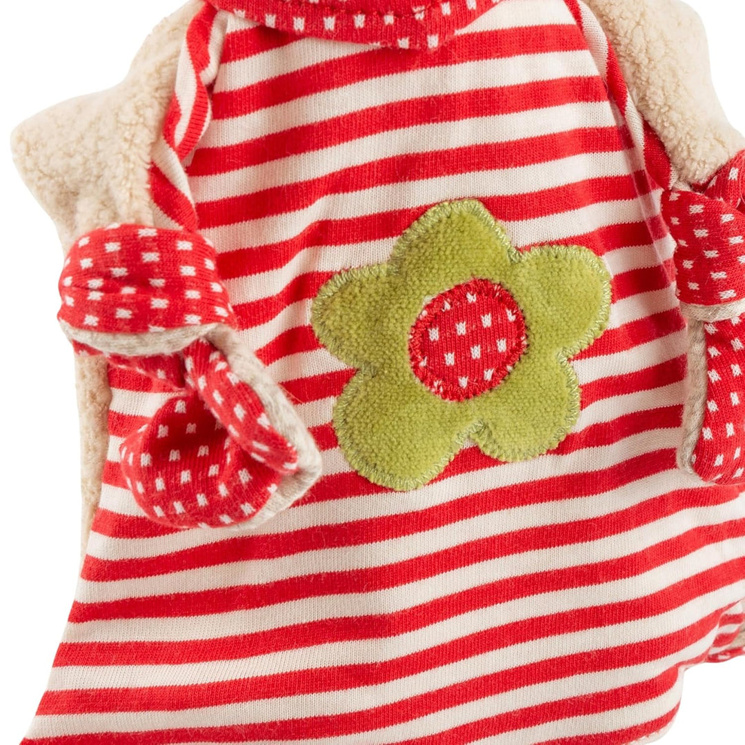 SIGIKID 40862 Schnuffeltuch Schaf Green Mädchen Babyspielzeug empfohlen ab Geburt rot Rot/Schaf, Rot