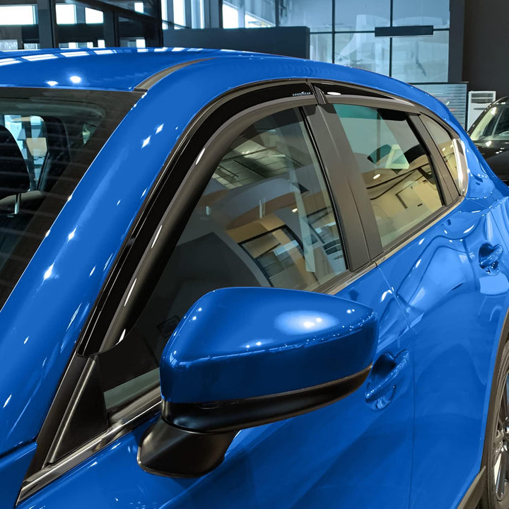 Goodyear Windabweiser für/kompatible mit Mazda CX-5 SUV 2017-2024 Autofenster Regenschutz, Regenabwe