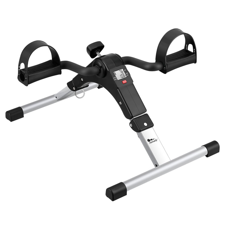 himaly Minibike Heimtrainer Bewegungstrainer Pedaltrainer Trainingsgerät Fitnessgerät mit LCD-Monito