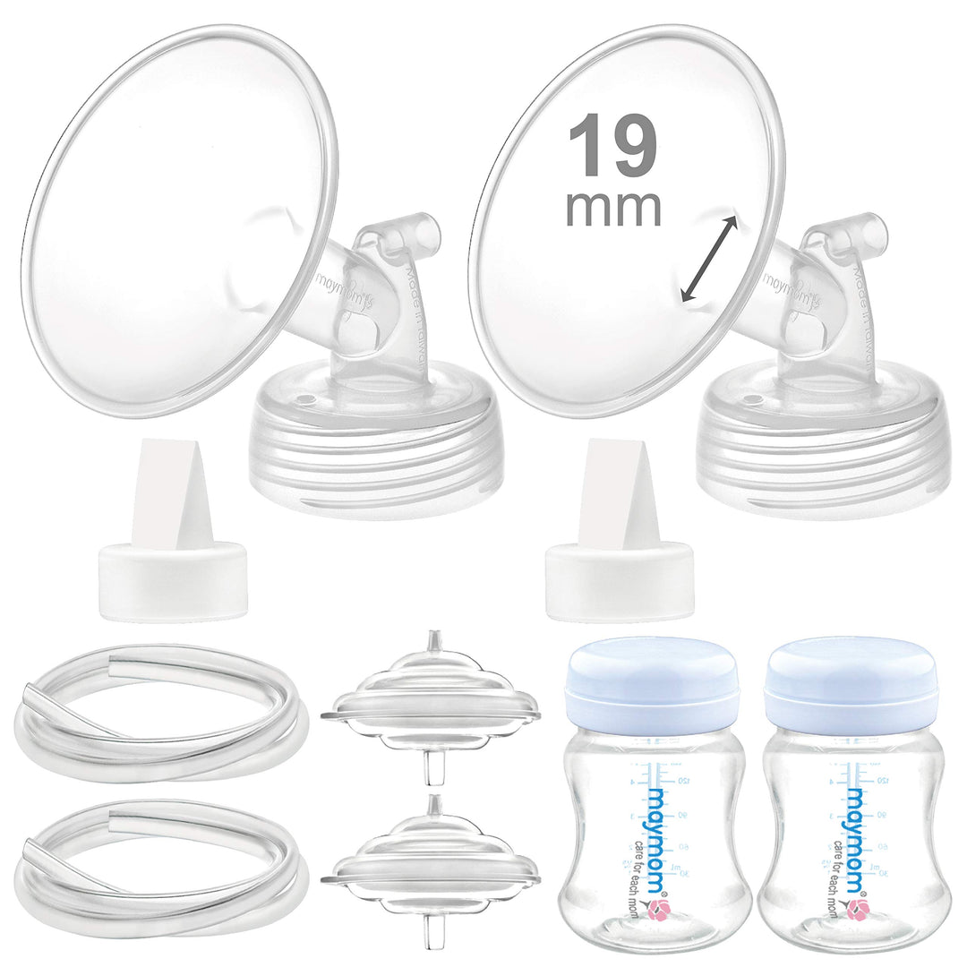 Maymom Pump Parts Spectra S2 Spectra S1, Small Flange Valve Tube Bottle Backflow Protector, Not Orig