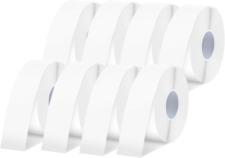 SUPVAN Thermo-Etikettenband, E10/16 Etiketten Papier, Endlos-Etikettenband 15 mm x 6 m, wasserfeste