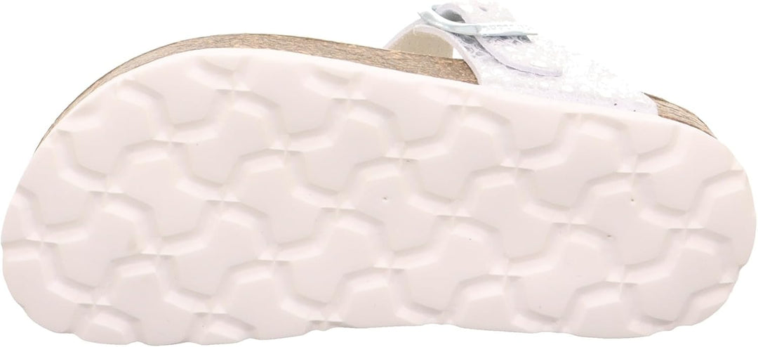 Superfit Girl's Fussbettpantoffel Mule 29 EU Weiss 1010, 29 EU Weiss 1010