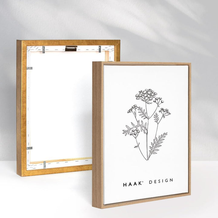 Haak Schattenfugenrahmen Flora in Eiche Natur (Dekor) 29,7x42cm (DIN A3) 29,7x42 cm (DIN A3) Eiche N