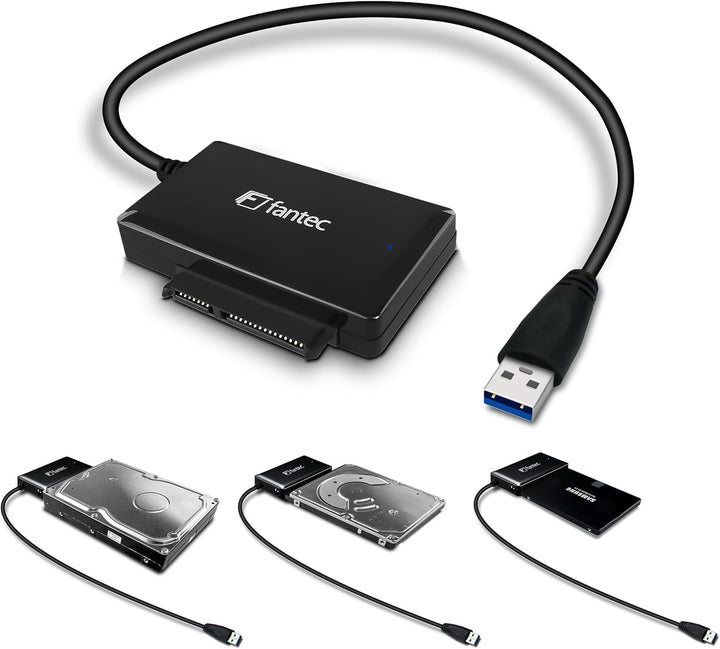 FANTEC 2571 USB3.0 SATA 6G Adapter Dock SSD HDD USB 3.0 zu SATA Adapter für 2,5'' & 3,5'' HDD/SSDs