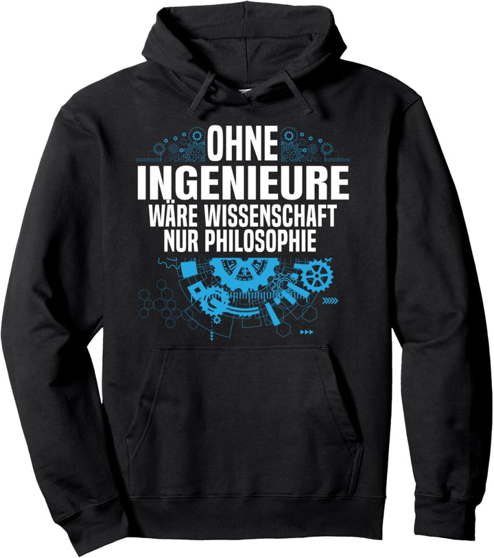 Ingenieur Humor Studium Maschinenbau Techniker Pullover Hoodie