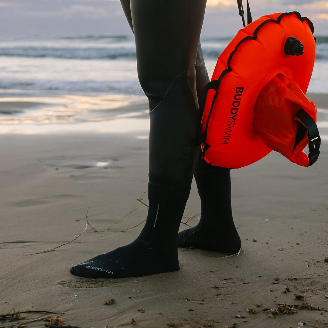 Buddyswim 2,5 mm Dicke Neoprensocken für das Freiwasserschwimmen. Kälteisolierende Neoprenschuhe, id