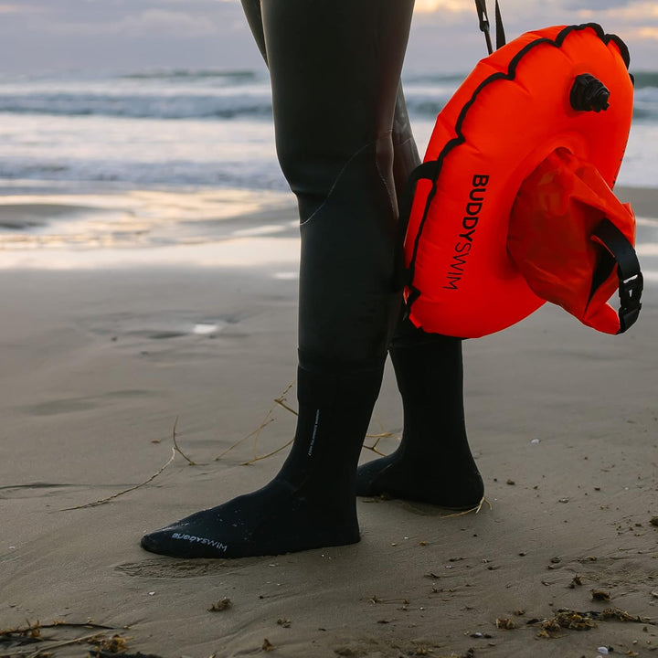 Buddyswim 2,5 mm Dicke Neoprensocken für das Freiwasserschwimmen. Kälteisolierende Neoprenschuhe, id