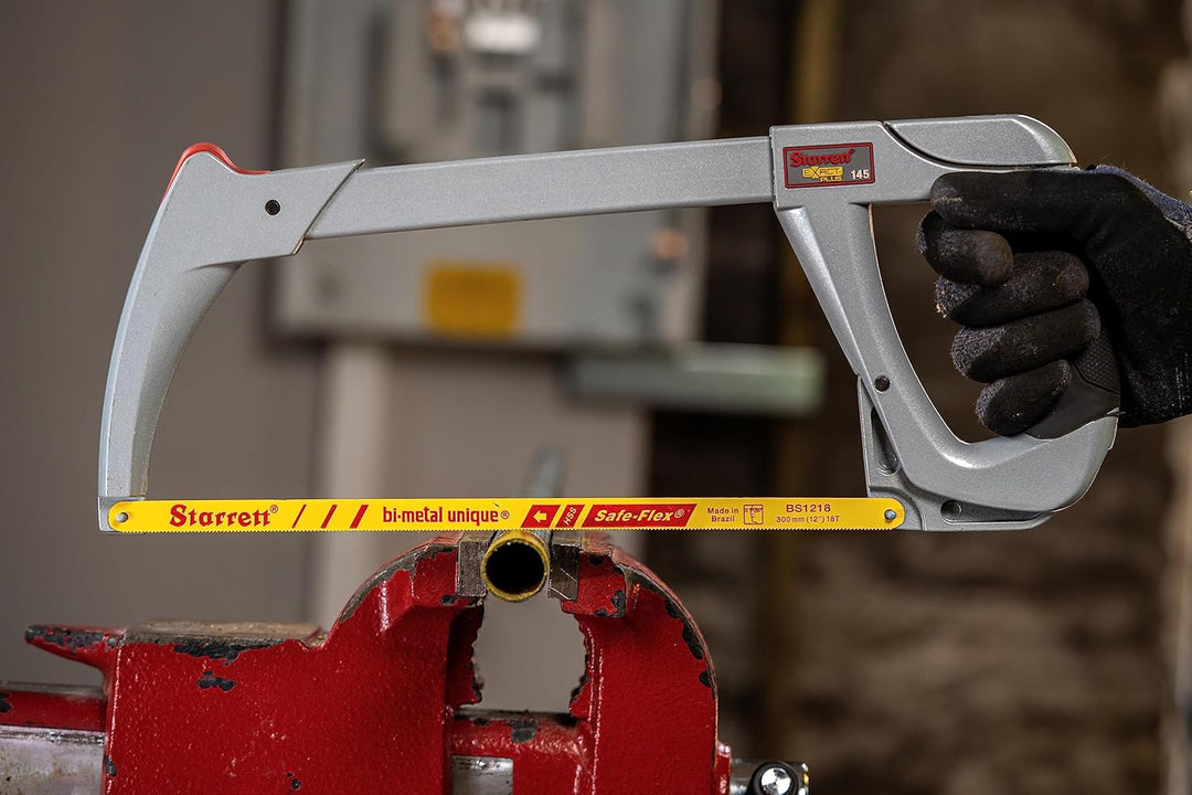 Starrett HSS Handbügelsägeblätter - 50er Pack RS1224 Redstripe Massive Schnellarbeitsstahl Gerade Sc