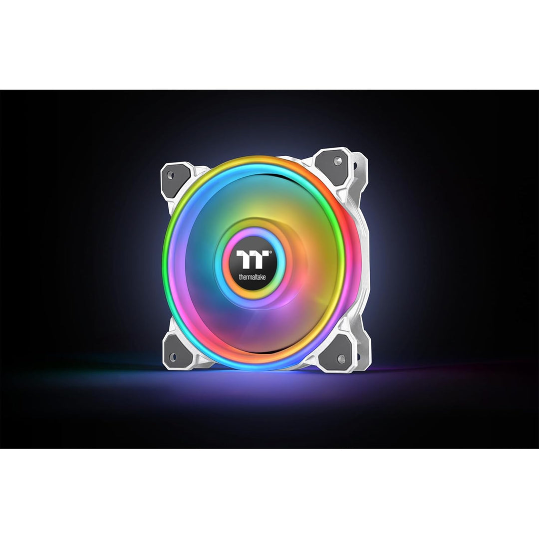 Thermaltake Riing Quad 12 RGB Radiator Fan TT Premium Edition 3 Pack - Weiss