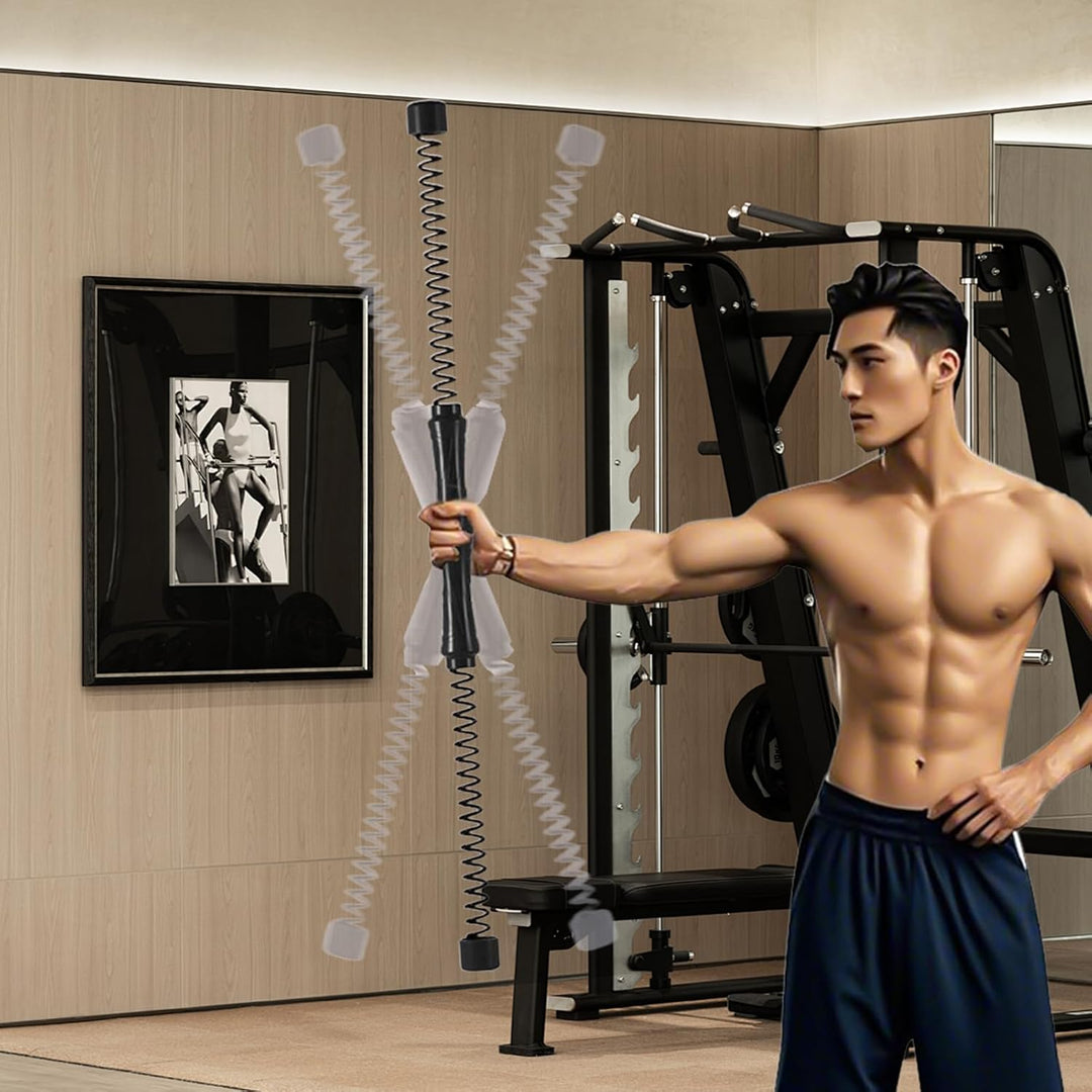 Battle Rope – 2 tragbare Arm-Übungsseile | Multifunktionales Fitnessgerät für das Training zu Hause