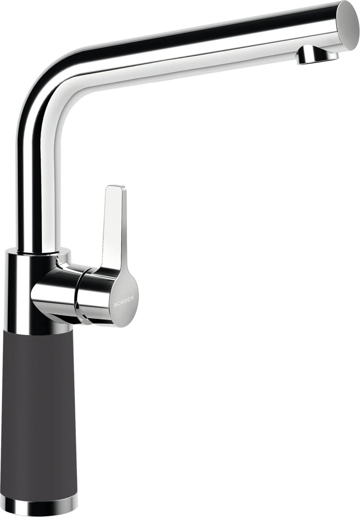 SCHOCK Küchenarmatur SC-540 Dusk – graue hochdruck Armatur CRISTADUR mit Festauslauf und Standard No