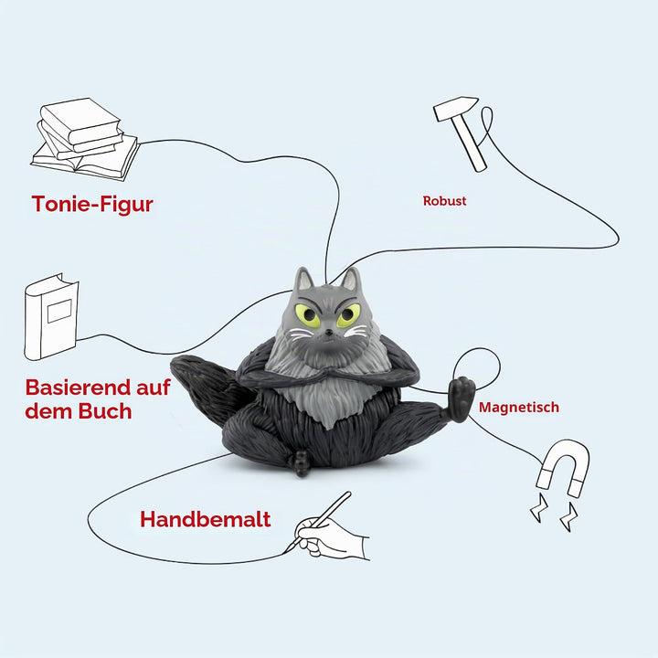 tonies Toto the Ninja Cat Hörfigur Hörbücher für Kinder Toniebox ab 3 Jahren