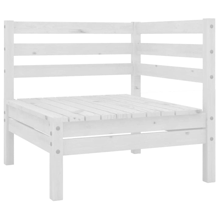 vidaXL Garten Ecksofa, Modular Gartenmöbel, Sofa Lounge Sessel für Garten Terrasse Balkon, Gartensof