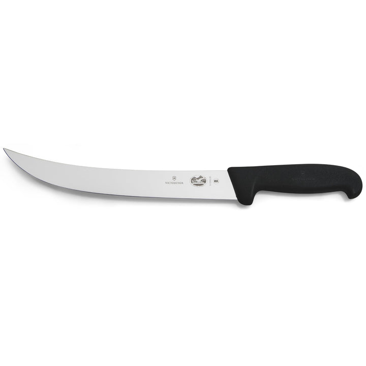 Victorinox Fibrox Schlachtmesser, Langes Zerlegemesser zum Zerteilen grosser Fleischstücke, 25 cm, G