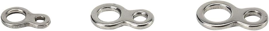 Demeras Angeln Split Rings Angeln Abbildung 8 Ringe 60 St¨¹ck Edelstahl Solid Fishing Abbildung 8 Ji