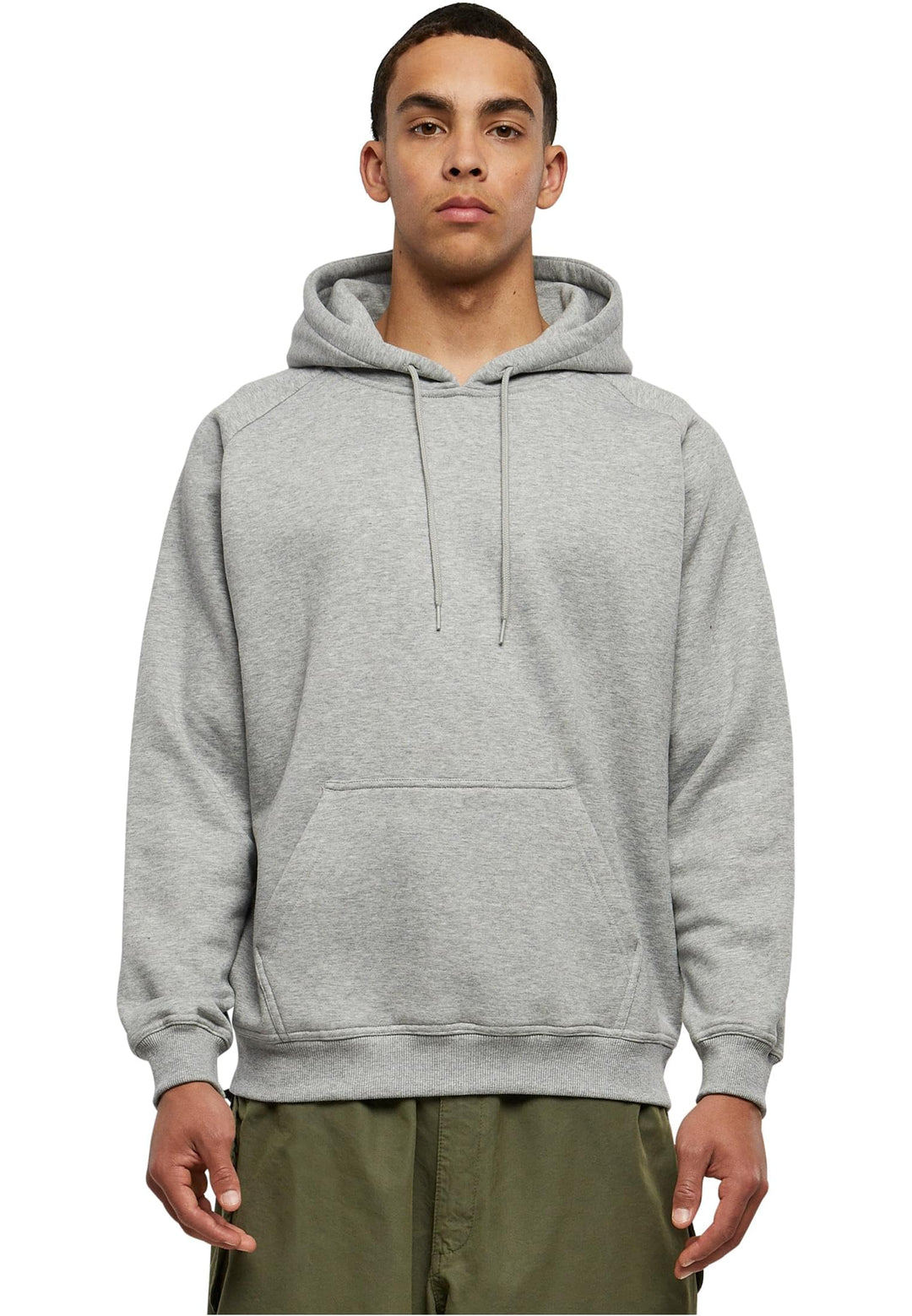Urban Classics Herren Blank Hoody XS Grau, XS Grau