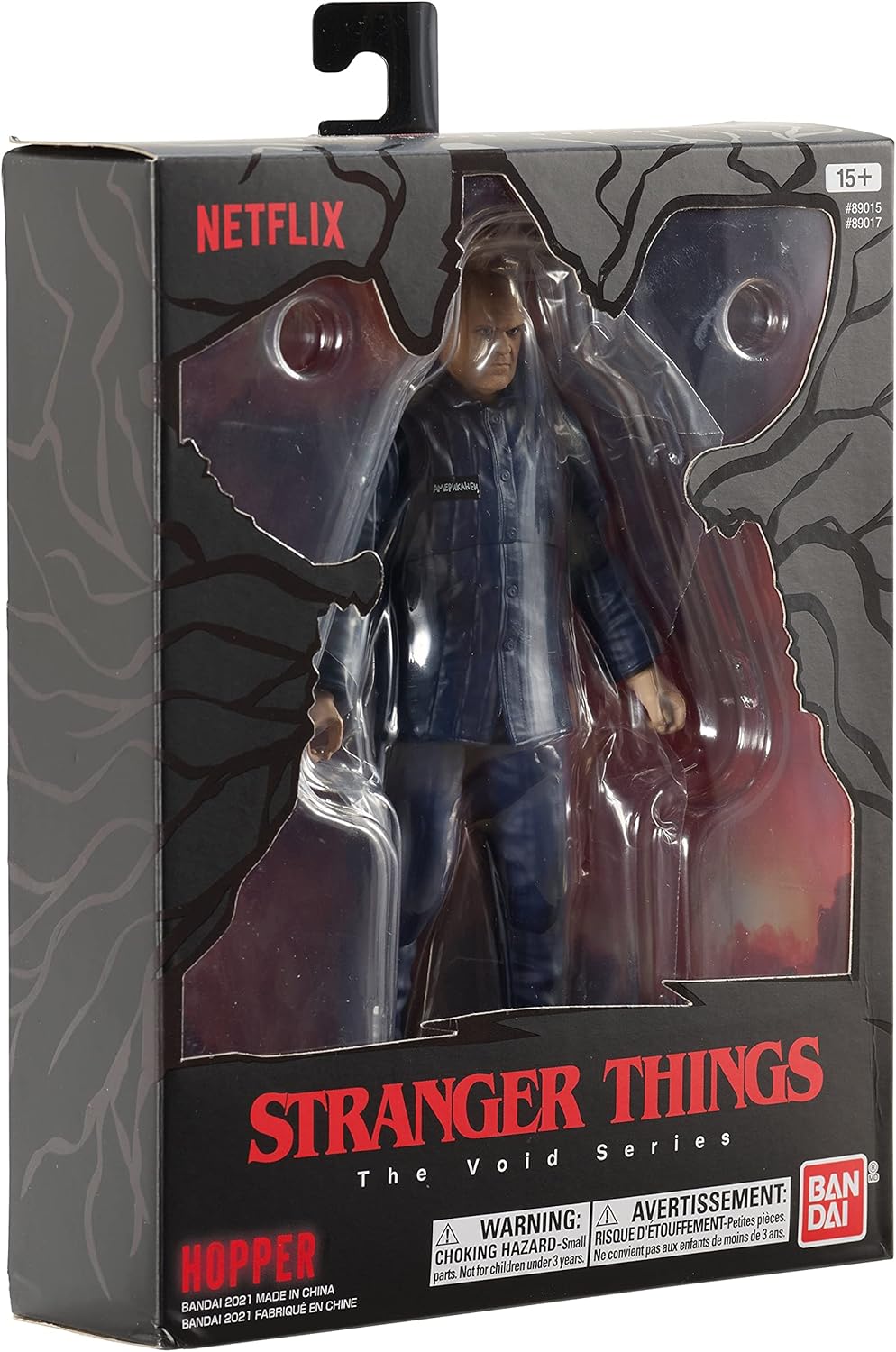 Bandai Stranger Things 6” Hawkins Figure Collection - Hopper (Season 4) Hopper (Staffel 4) Bandai, B