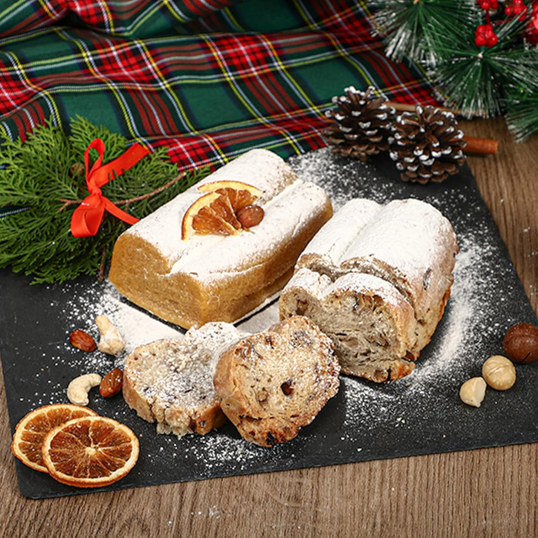 webake Stollenform Klein Silikon 6 Stück Stollen Backform Christstollen Backform Mini Kuchenform, 15
