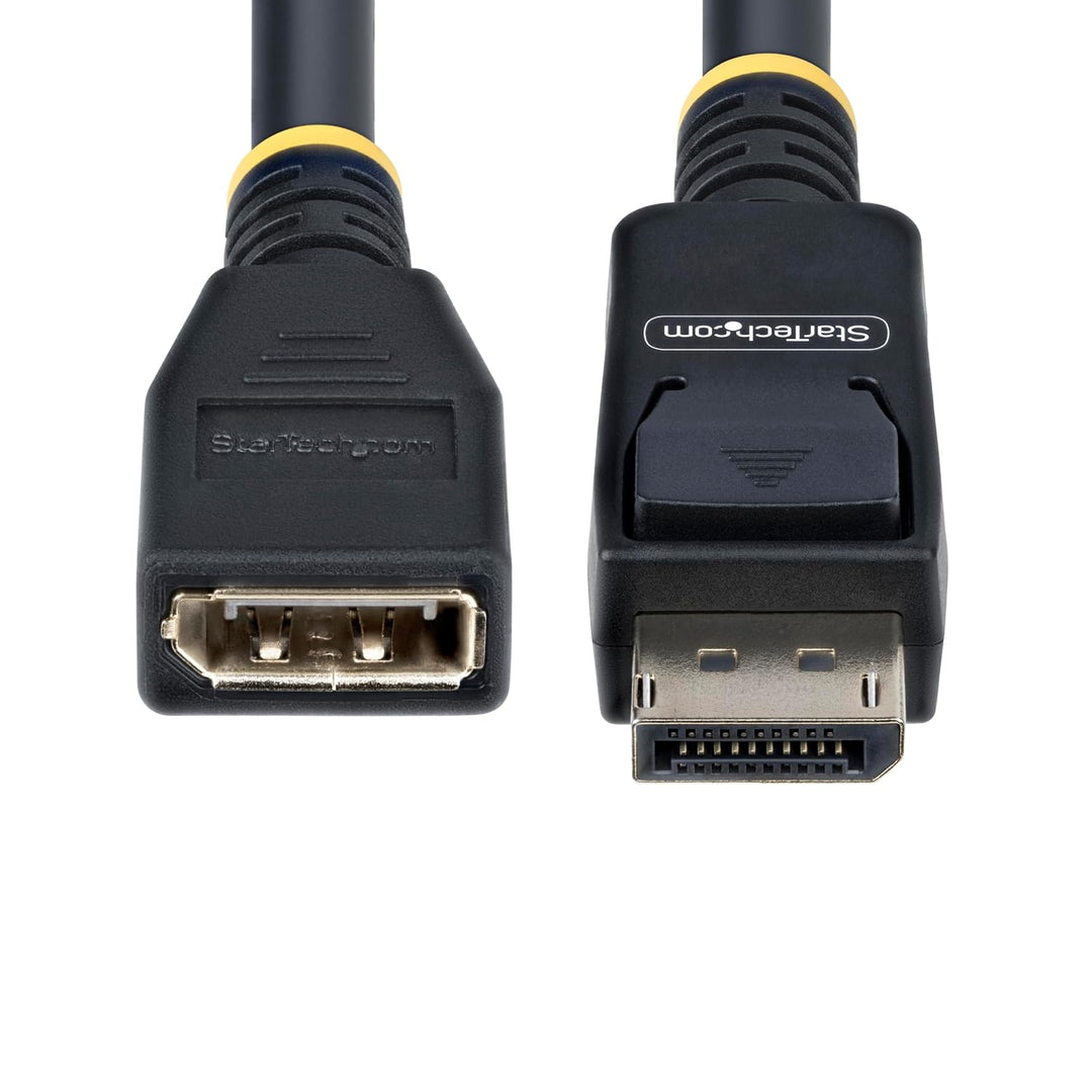 StarTech 3m DisplayPort 1.4 Verlängerungskabel, 8K 60Hz, St/Bu, Schwarz
